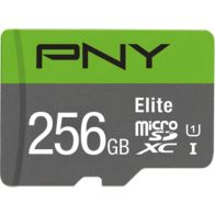 Carte Micro SD PNY microSDXC Elite 256Go + Adaptateur SD