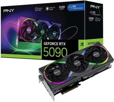 Carte graphique PNY GeForce RTX 5090 32GB ARGB OC Carte graphique PNY GeForce RTX 5090 32GB ARGB OC