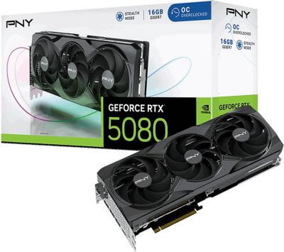 Carte graphique PNY GeForce RTX 5080 16GB OC