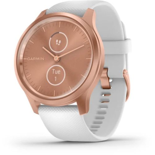 Garmin white and store rose gold