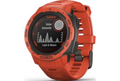 Montre sport GARMIN Instinct Solar Flame Red Reconditionné Boulanger