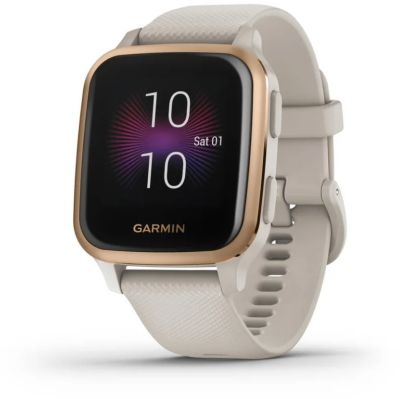 Montre sport GARMIN Venu SQ Music Light Sable/Rose doré Reconditionné