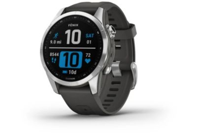 Achat reconditionné Garmin Fenix 5 Plus 47 mm noir au bracelet en silicone  noir[Wifi, Saphir Edition]