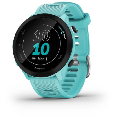 Montre GPS avec bracelet silicone vert d'eau Garmin Venu Sq 2