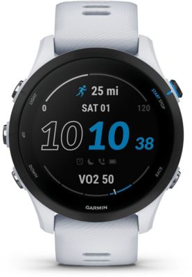 Montre sport GARMIN Forerunner 255 Music Whiitestone