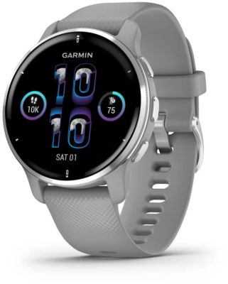 Montre sport GARMIN Venu 2 Plus Silver bracelet gris Reconditionné Montre sport GARMIN Venu 2 Plus Silver bracelet gris Reconditionné
