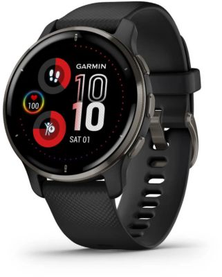 Montre sport GARMIN Venu 2 Plus Slate bracelet noir Reconditionné Montre sport GARMIN Venu 2 Plus Slate bracelet noir Reconditionné