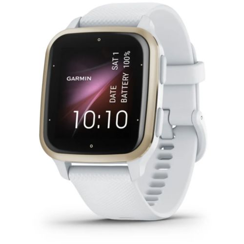 Garmin - Vivoactive 3 - Montre Connectée de Sport avec GPS et Cardio  Poignet (Ecran : 1,6 Pouces) - Argent avec Bracelet Blanc (Reconditionné)