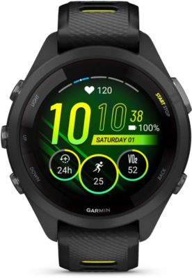 Montre connectée GARMIN Forerunner 265S Music Noire / JAUNE AMOLED GPS LIVE TRACK