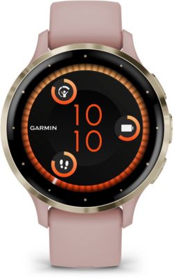 Montre sport GARMIN Venu 3S pink Dawn + Peach Gold