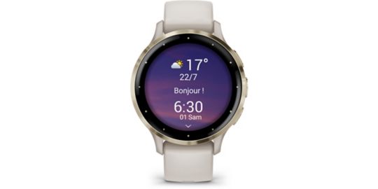 Montre sport GARMIN Venu 3S Ivory + Crea