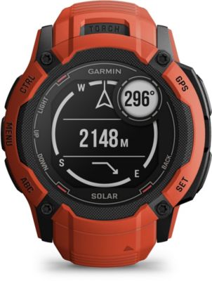 Montre sport GARMIN Instinct 2X Solar Flame red