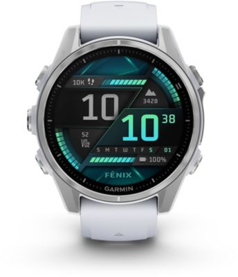 Montre sport GARMIN Fenix 8 43mm Blanc