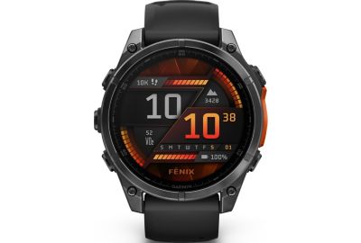 Montre sport GARMIN Fenix 8 47mm silver avec bracelet gris