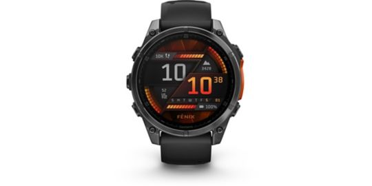 Montre sport GARMIN Fenix 8 47mm silver avec bracelet gris