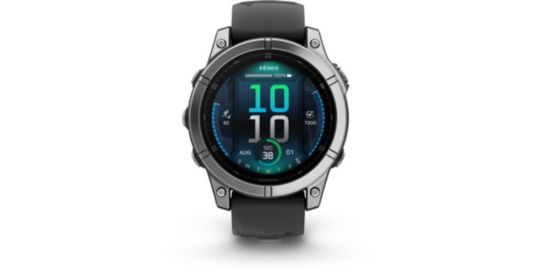 Montre sport GARMIN Fenix E 47mm Acier inox bracelet gris