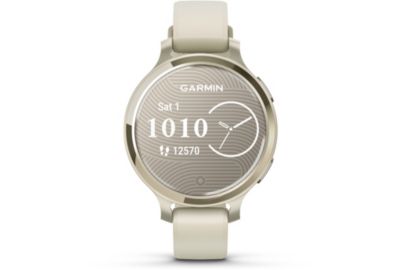 Montre sport GARMIN Lily 2 Active Lunar Gold Silicone blanc