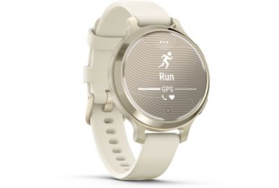 Montre sport GARMIN Lily 2 Active Lunar Gold Silicone blanc