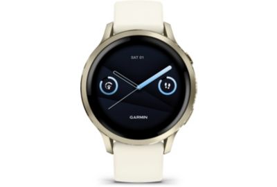 Montre sport GARMIN Venu 4 Beige/Lunar Or Silicone ivoir41mm