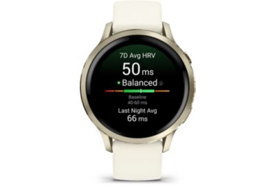 Montre sport GARMIN Venu 4 Beige/Lunar Or Silicone ivoir41mm