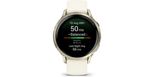 Montre sport GARMIN Venu 4 Beige/Lunar Or Silicone ivoir41mm