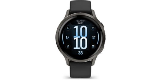 Montre sport GARMIN Venu 4 Noir/Gris Silicone Noire 41mm