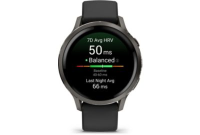 Montre sport GARMIN Venu 4 Noir/Gris Silicone Noire 41mm