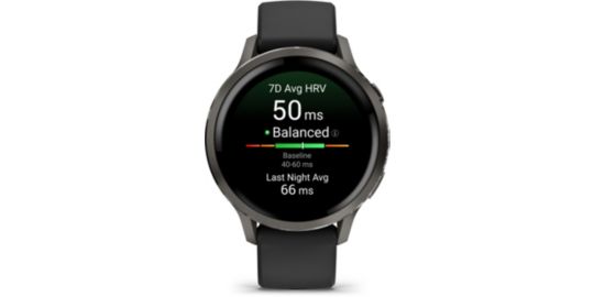 Montre sport GARMIN Venu 4 Noir/Gris Silicone Noire 41mm