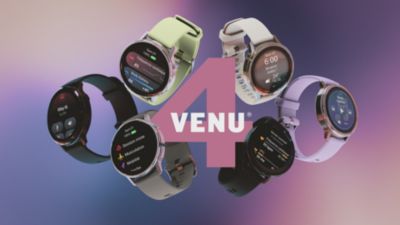 Voir la vidéo pour Montre sport GARMIN Venu 4 Noir/Gris Silicone noir 45mm