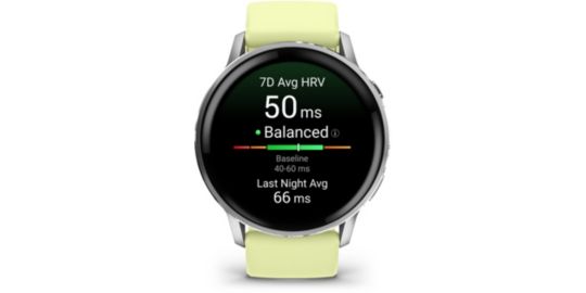 Montre sport GARMIN Venu 4 Gris/Silver Silicone Jaune 45mm