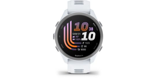 Montre connectée GARMIN Forerunner 170 blanc et bleu