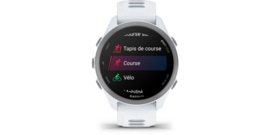 Montre connectée GARMIN Forerunner 170 blanc et bleu