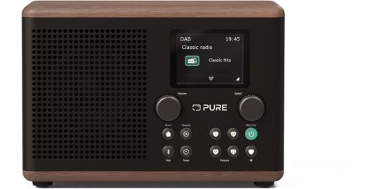 Radio DAB PURE Classic H4 Coffee Black/Walnut