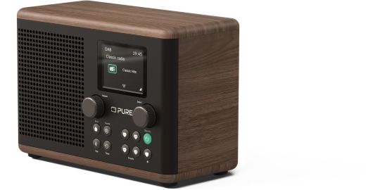 Radio DAB PURE Classic H4 Coffee Black/Walnut