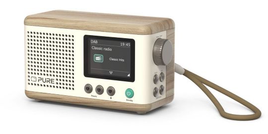 Radio DAB PURE Classic Mini Cotton White/Oak