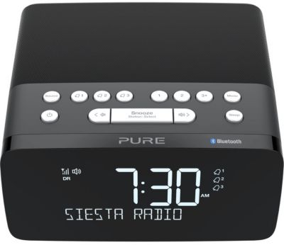 Radio réveil PURE Siesta Charge Graphite