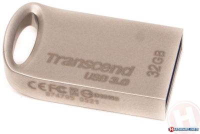 Clé USB TRANSCEND 32Go JetFlash 710 Silver Plating USB 3.0