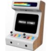Borne d'arcade FLEX ARCADE Bartop 2 joueurs blanc