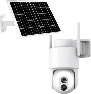Caméra de sécurité KYF Caméra IP solaire PTZ Extérieure 6Mp