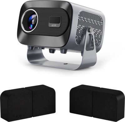 Vidéoprojecteur home cinéma KYF 4K Android + enceinte 20W
