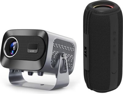 Vidéoprojecteur home cinéma KYF 4K Android 13  + Enceinte 60W