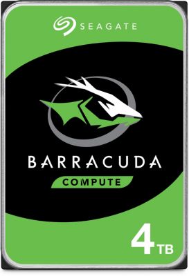 Disque dur interne SEAGATE 4To BarraCuda  3.5'' SATA 5400rpm 25