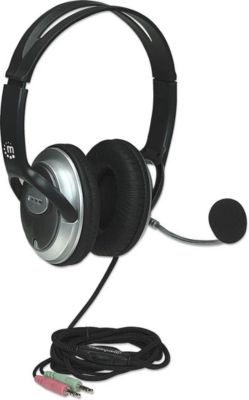 Micro-casque MANHATTAN Classique, Confortable, Double Jack 3.5
