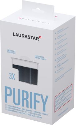 Cartouche anti-calcaire LAURASTAR x3 pour table SMART
