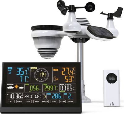 Station météo connectée KYF connectée Wifi – 8 en 1  pro étendu