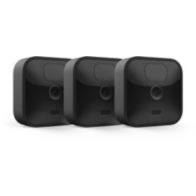 Caméra de sécurité BLINK Outdoor systeme a 3 cameras + Assistant vocal AMAZON Echo Show 5 2e generation Bleu