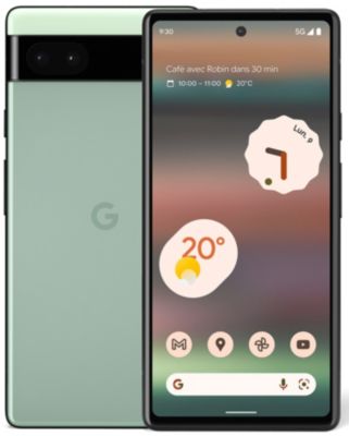 Smartphone GOOGLE Pixel 6a Sauge 5G Reconditionné Smartphone GOOGLE Pixel 6a Sauge 5G Reconditionné