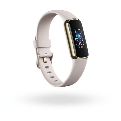 Bracelet connecté FITBIT Luxe or blanc