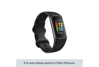 Bracelet connecté Fitbit Charge 5 Noir