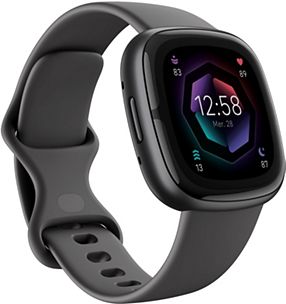 Montre sant FITBIT Sense 2 Aluminium Graphite et Gris ombre